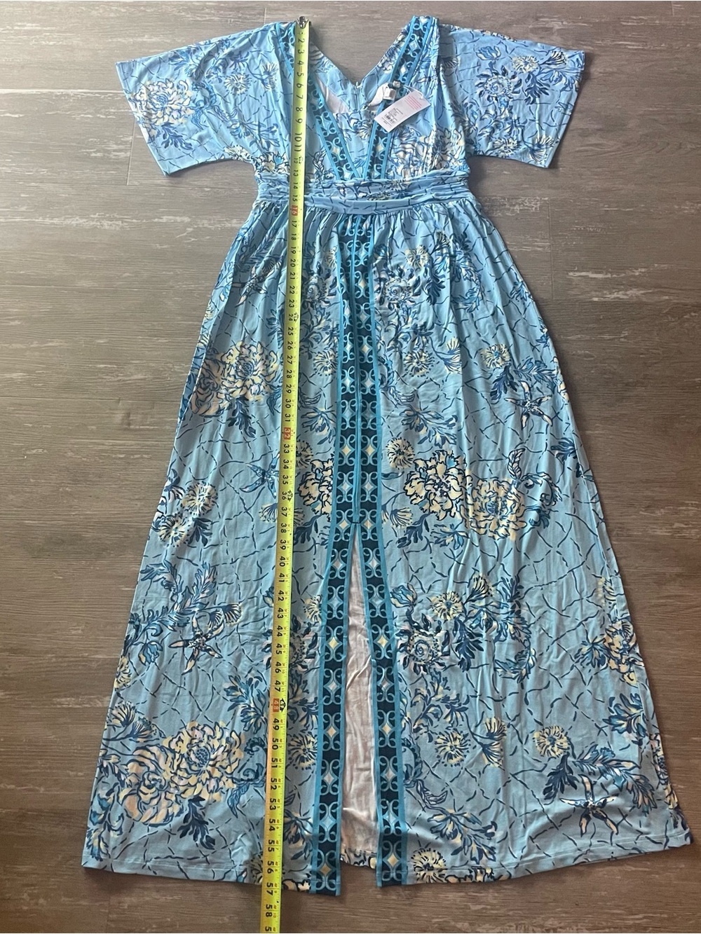 Lilly Pulitzer Lauralai Maxi Dress Bellevue Blue Breakers Beach NEW women’s Sz 8 - Picture 7 of 10